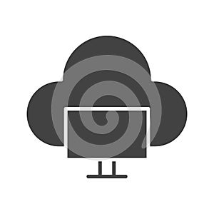 Cloud System icon vector image.