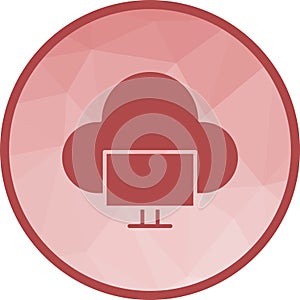 Cloud System icon vector image.