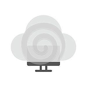 Cloud System icon vector image.