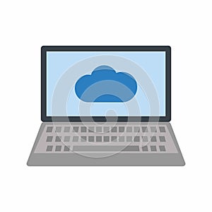 Cloud System Icon vector image.
