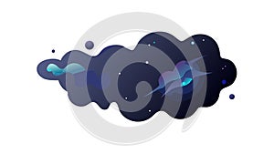 Cloud with Target Aim, Precision Concept, vector design Generative AI