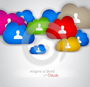 Cloud Technology concept background