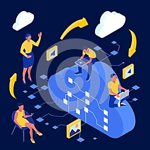 Cloud Technology Concept