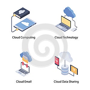 Cloud Technology Icons Bundle