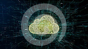 Cloud technology illustration
