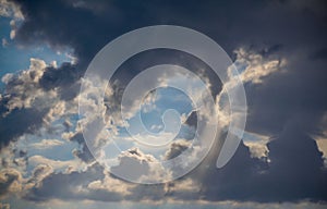 Cloud before thunderstorm