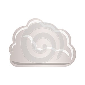 Cloud tridimensional in cumulus shape photo