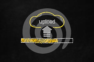 Cloud Upload concept