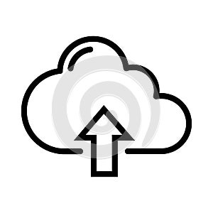 Cloud upload icon