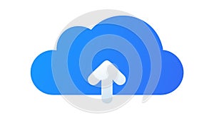 Cloud Upload Progress, Data Sync Digital Storage, vector design Generative AI