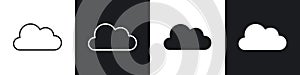 Cloud vecor icon set