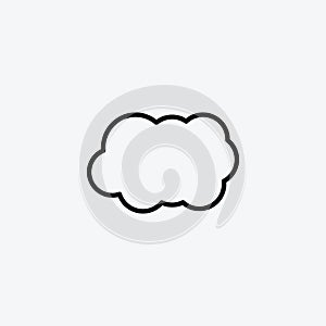 Cloud vecor icon set