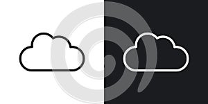 Cloud vecor icon set