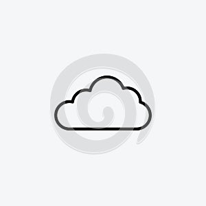 Cloud vecor icon set