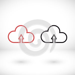 cloud vector graphics of icon 10 bonds