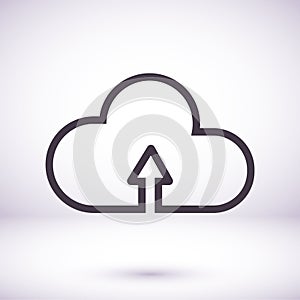 cloud vector graphics of icon 10 bonds
