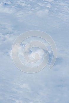 A cloud is a visible hydrometeor formed by the accumulation