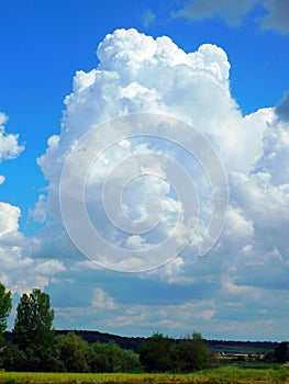 valley of Almucera and clouds