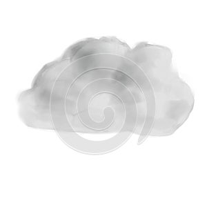 Cloud watercolor clipart