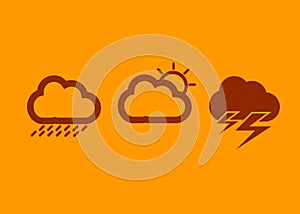 Cloud weather icon