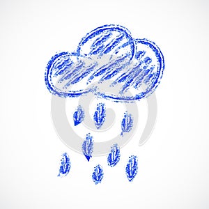 Cloud, weather icon. Vector illustration/ EPS 10
