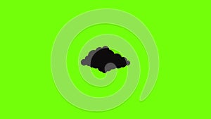 Cloudiness icon animation