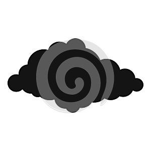 Cloudiness icon, simple style.