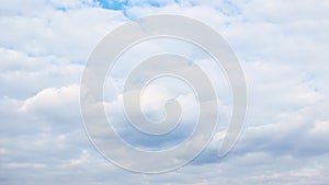 Cloudiness - Sky with white clouds