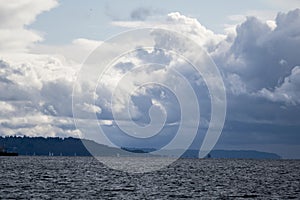 Clouds #6 and Puget Sound