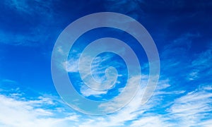 Clouds against blue sky as background