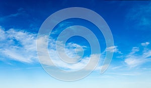 Clouds against blue sky as background