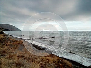 Clouds along the sea coast