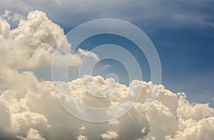 Clouds background cumulonimbus