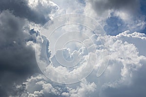 Clouds background cumulonimbus cloud formations