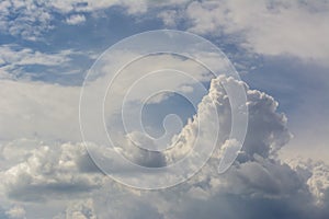 Clouds background cumulonimbus cloud formations before the storm