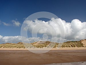 Clouds at the beach