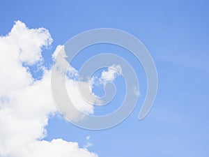 Clouds with beautiful sky background