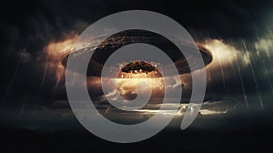 clouds black background brick