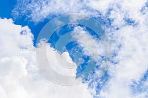 Clouds in the blue sky