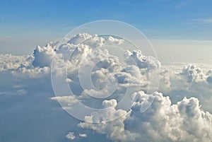 Clouds in the blue sky