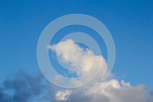 Clouds in the blue sky