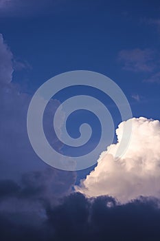 clouds in blue sky CUMULOS