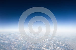 clouds in the blue sky