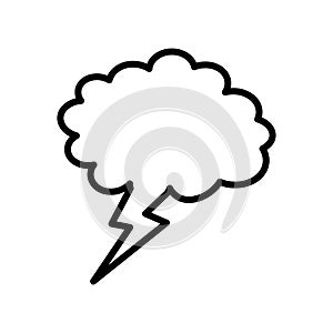 clouds bubbles speech icon vector on trendy design