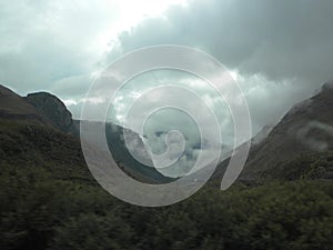 Clouds in Cajas National Park, Ecuador photo