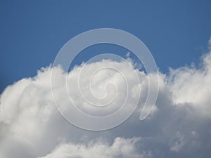 Clouds closeup abstract background