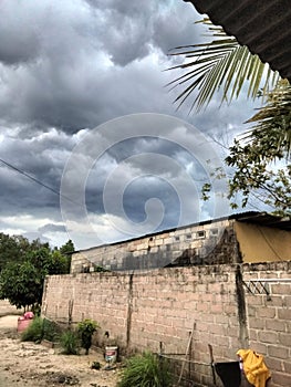 the clouds are cloudy