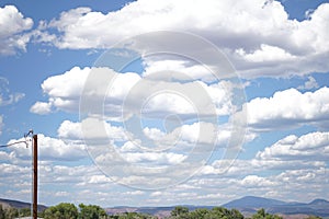 Clouds coverage of San ysdrio new Mexico