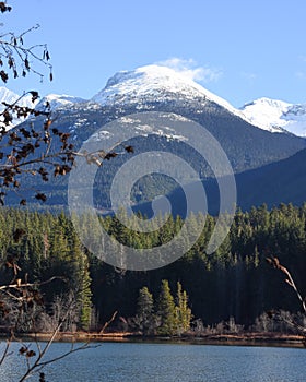 Clouds crashing into Mountains in Whistler, BC