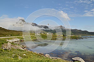 Clouds on the Fjord of Flakstad